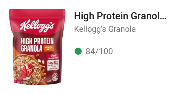High Protein Granola Honey Nut