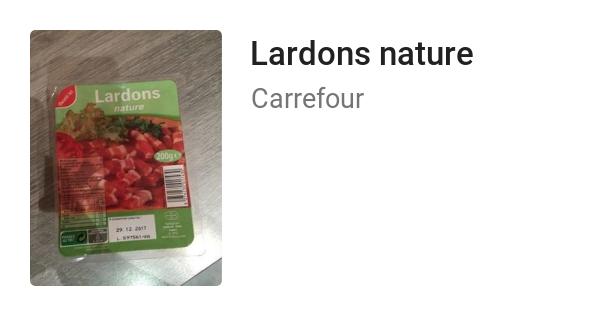 Lardons nature