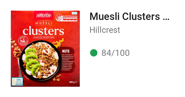 Muesli Clusters Nuts