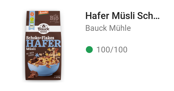 Hafer Müsli Schoko+Flakes