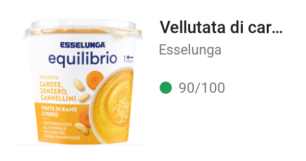 Vellutata di carote, zenzero e cannellini