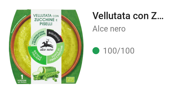 Vellutata con Zucchine e Piselli