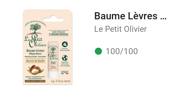 Baume Lèvres Réparateur - Beurre de Karité