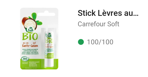 Stick Lèvres au Karité
