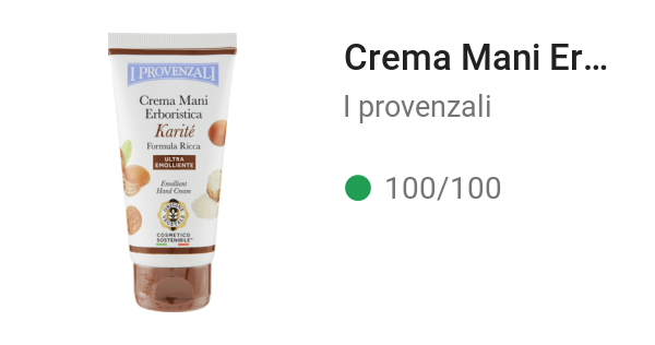 Crema Mani Erboristica Karité