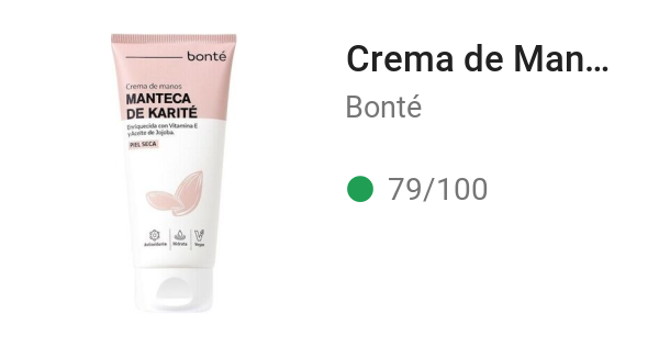Crema de Manos Manteca de Karité