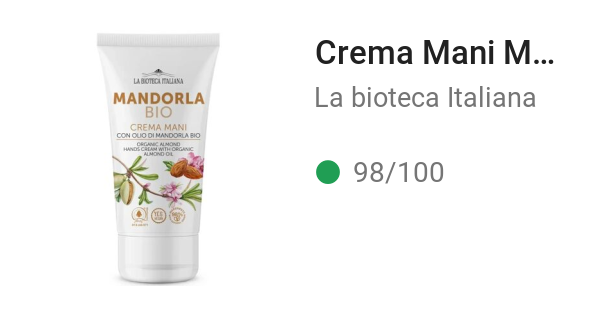 Crema Mani Mandorla