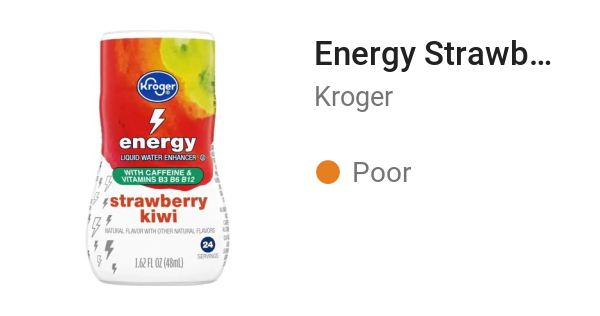 Energy Strawberry Kiwi Water Enhancer Bottle