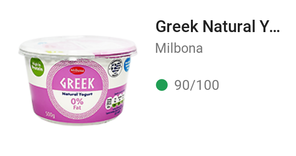 Greek Natural Yogurt 0% Fat