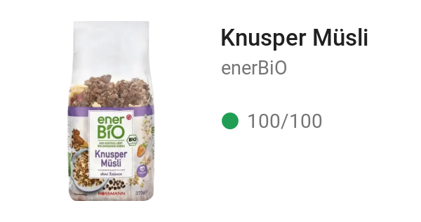 Knusper Müsli