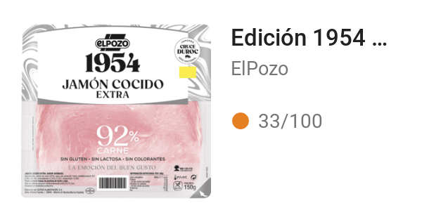 Edición 1954 Jamón Cocido Extra