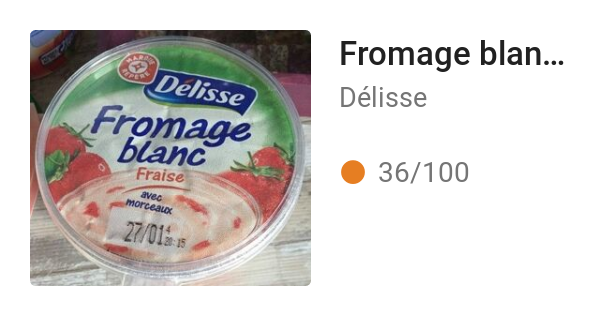 Fromage blanc fraises
