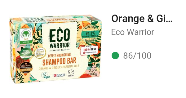 Orange & Ginger Shampoo Bar