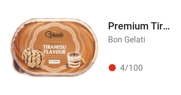 Premium Tiramisu Flavour