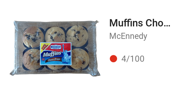 Muffins Choco Drops XXL