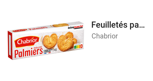 Feuilletés palmiers croustillants