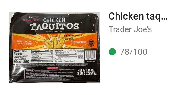 Chicken taquitos