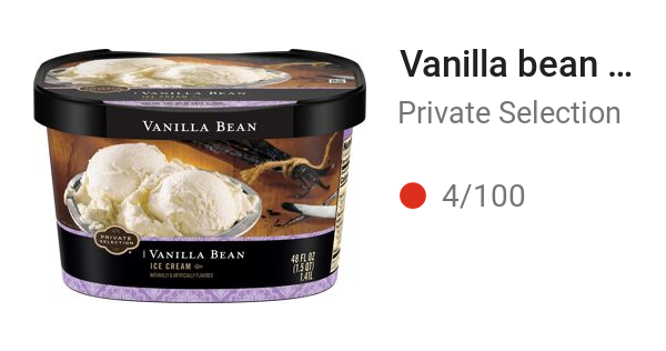Vanilla bean ice cream