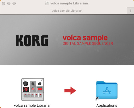 volca sample ライブラリアンのインストール画面