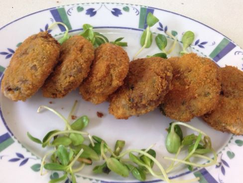 קציצות בשר בקר מטוגנות