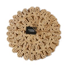 Humble & Mash Natural Scalloped Placemats, Set of 2