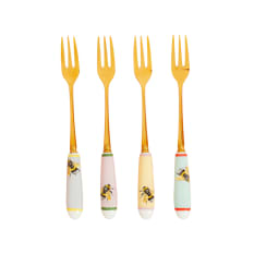 Yvonne Ellen Bee Cake Forks, Set of 4