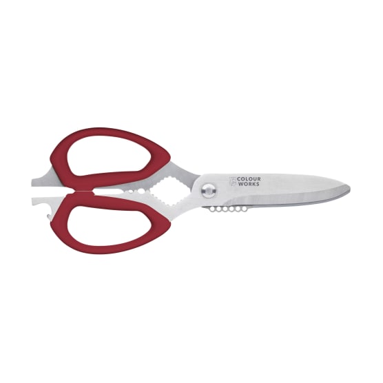 Kitchencraft Colourworks Brights Multi Functional Kitchen Scissors Yuppiechef
