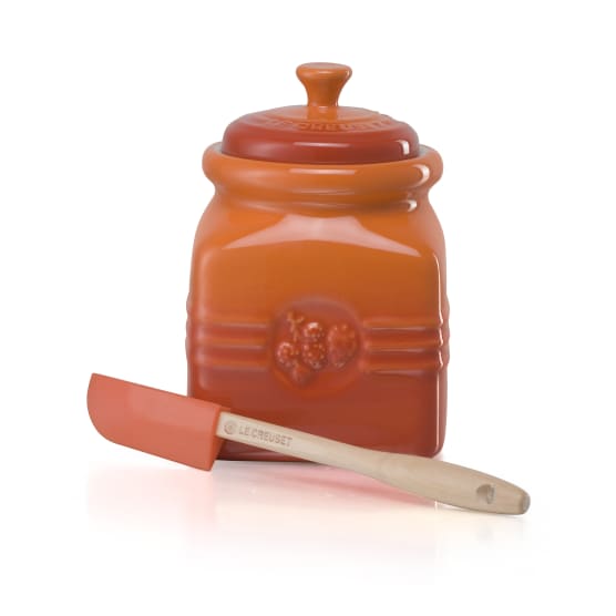 le creuset jam pot