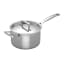 Le Creuset 3 Ply Stainless Steel Saucepan with Lid