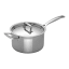 Le Creuset 3 Ply Stainless Steel Saucepan with Lid