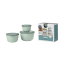 Mepal Cirqula 3 Piece Deep Bowl Set - Nordic Sage