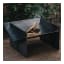 Sprung Outdoor Living Blaze Box Fire Pit with fire wood