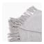 Thread Office Grey Boucle Throw, 180cm x 200cm detail of edge
