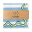 Tavola Wave Biodegradable Paper Napkins, Pack of 25 - Blue