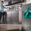 Lifestyle image of Leifheit Surface Cleaning Dust Pan Set