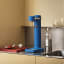 Aarke Carbonator 3 Limited Edition - Cobalt Blue on the kitchen counter