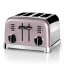 Cuisinart 1800W 4-Slice Toaster - Vintage Pink