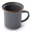 Barebones Enamel Espresso Cup, Set of 2 front view