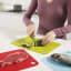 Joseph Joseph Pop Cutting Mats, Set of 3 in use