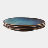 Mervyn Gers Glazed Stoneware Dinner Plates, Set of 4 - Rockpool