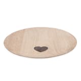 Laid Back Company Round Oak Placemat - Heart 