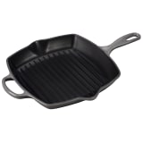 Le Creuset Signature Square Skillet Grill, 26cm - Flint 