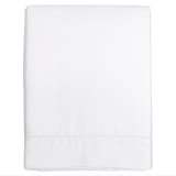 Linen Drawer White Egyptian Cotton Duvet Cover, 400 Thread Count - Queen 