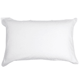 Linen House White Oxford Cotton Pillowcase, 250 Thread Count - King 