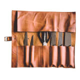 Arrow Leather Goods Knife Roll Bag - Tan