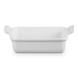 Le Creuset Stoneware Heritage Rectangular Dish, 19cm - White