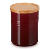 Le Creuset Medium Stoneware Storage Jar with Wooden Lid - Rhone