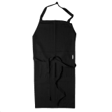 DSA Cotton Full Bib Apron - Black