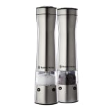 Russell Hobbs Illuminated Battery Operated Salt & Pepper Mills - Stainless Steel