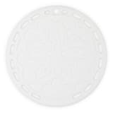 Le Creuset Silicone French Trivet, 20cm - White